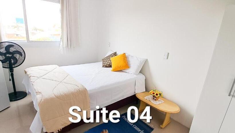 펜션 Camelo Locação De Suítes Individuais Pousada Com Cozinha E Sala Compartilhada