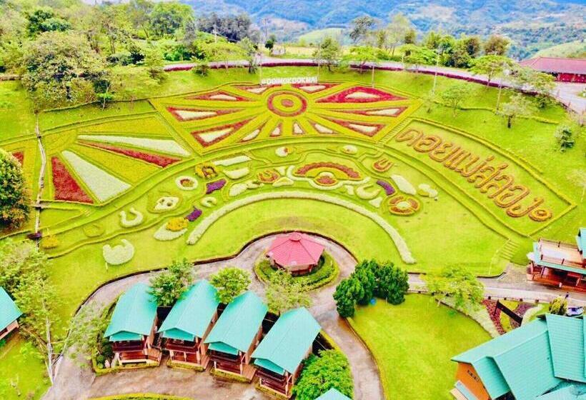 Отель ดอยหมอกดอกไม้รีสอร์ท Doimok Dokmai Resort