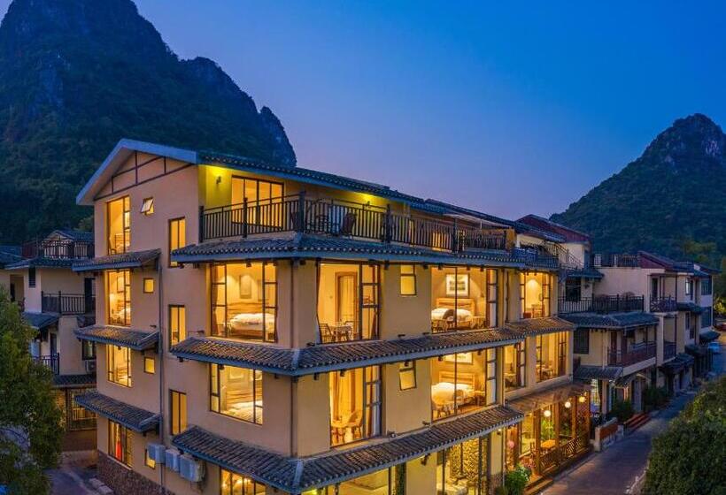 ホテル Guilin Village Creek Inn  Free Shuttle Bus To Train Railway Station Over 3 Nights One Way