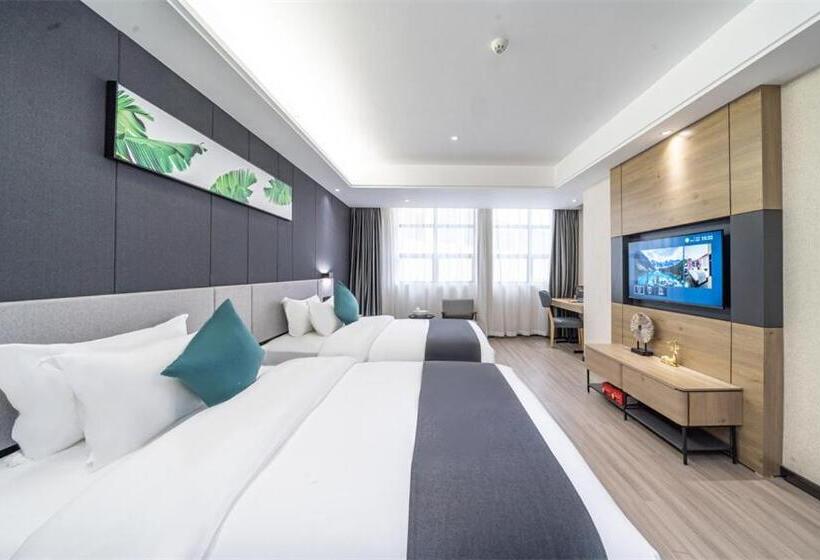 فندق Thank Inn Plus Chaozhou Caitang Lotus