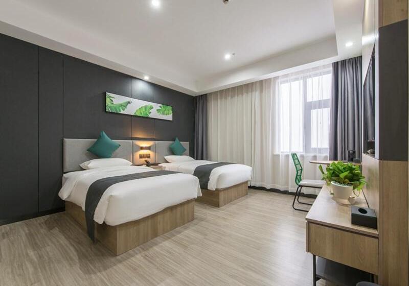 בית מלון כפרי Thank Inn Plus Jiaozuo Jiefang District Heping Street