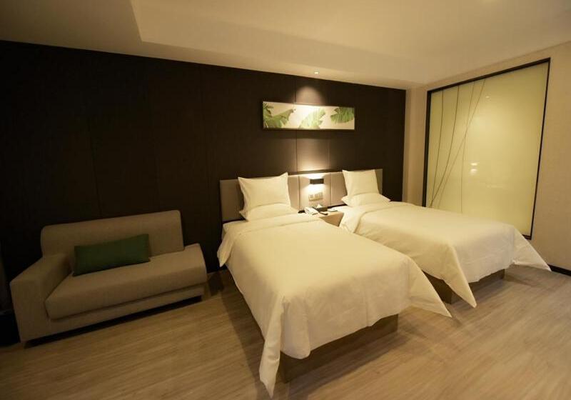 בית מלון כפרי Thank Inn Plus Yangquan Pingding Yangquan No 1 Middle School