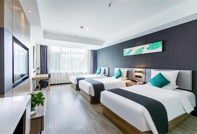 בית מלון כפרי Thank Inn Plus Yangquan Pingding Yangquan No 1 Middle School