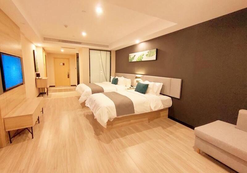 בית מלון כפרי Thank Inn Zaozhuang Tengzhou Jinghe Road Zhenai Mall