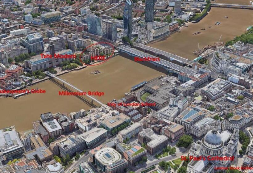 Great River Thames View Entire Apartment In The Most Central London