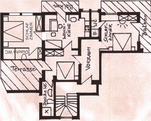 פנסיון Gästehaus Glücksgrat