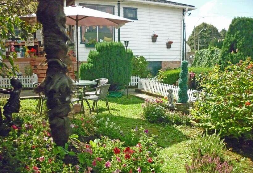 ペンション Hostal Y Cabañas Villa Germana