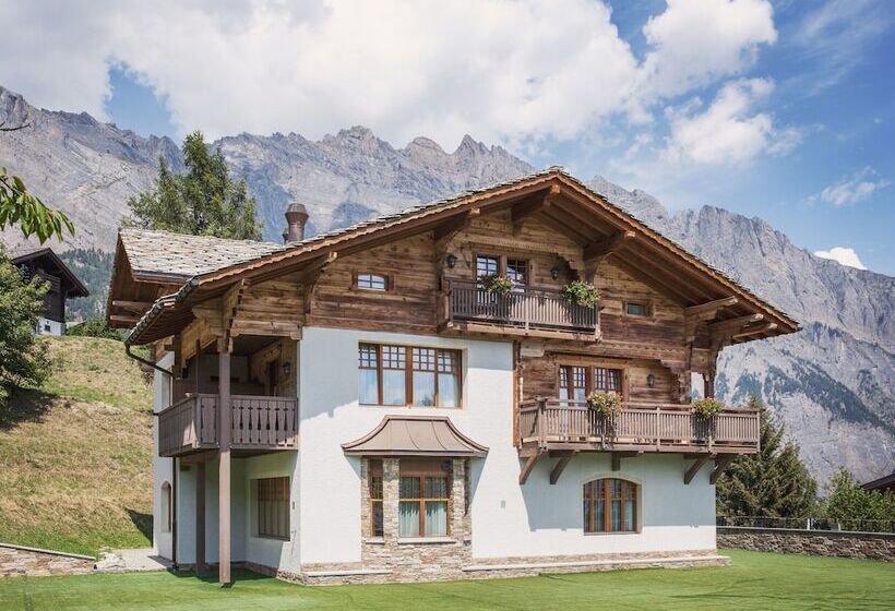 ホテル Hôtel De L Ardève & Chalet Kalbermatten