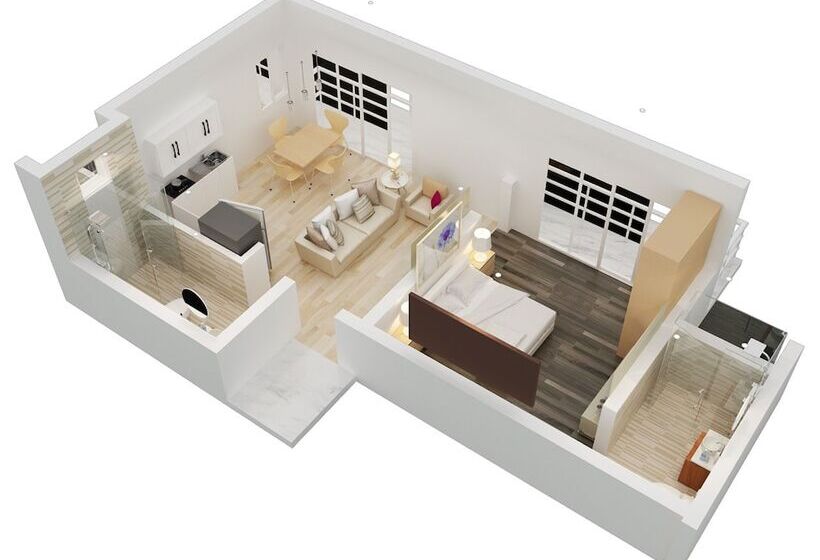 Отель The 643 Holiday Homes