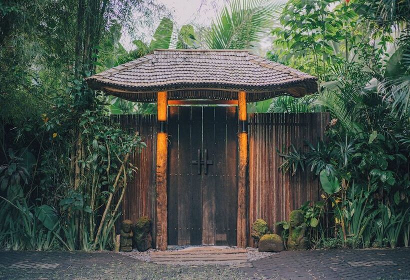 住宿加早餐  Hideout Eco Bamboo House Bali