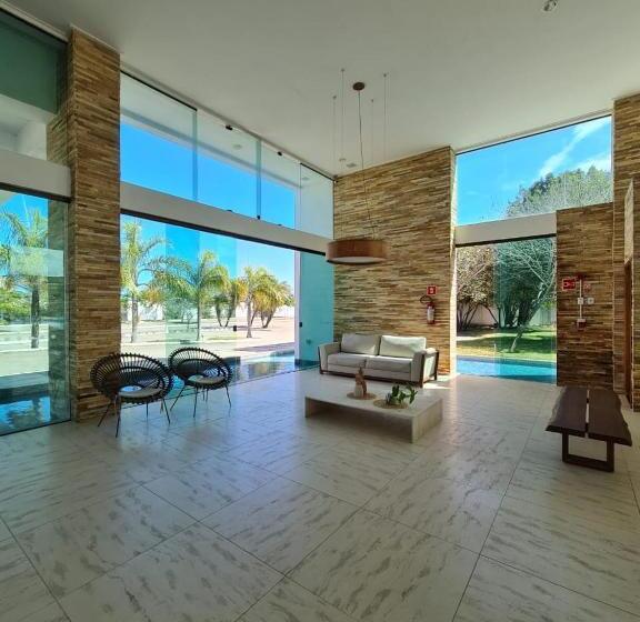 ホテル Iloa Condomínio Resort Barra De São Miguel, Quarto Em Frente A Piscina