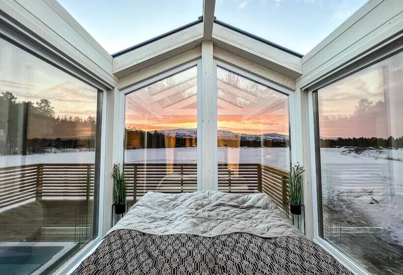 Отель Flatmoen Natur Lodge