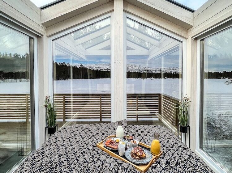 Отель Flatmoen Natur Lodge