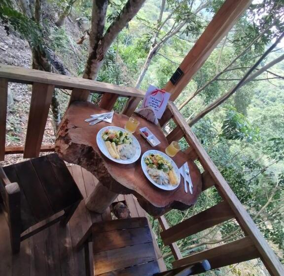 旅馆 Cabaña Villeta Gualanday Purple Flower