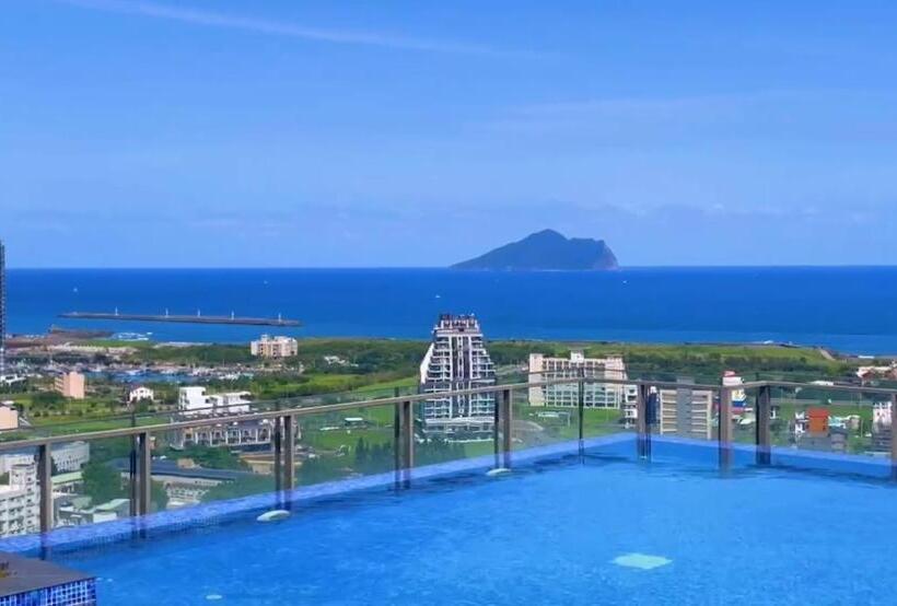 تختخواب و صبحانه 拾月。頭城無邊際泳池溫泉房