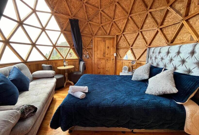 مبيت وإفطار Lago De Tota Playa Blanca Glamping Kairos