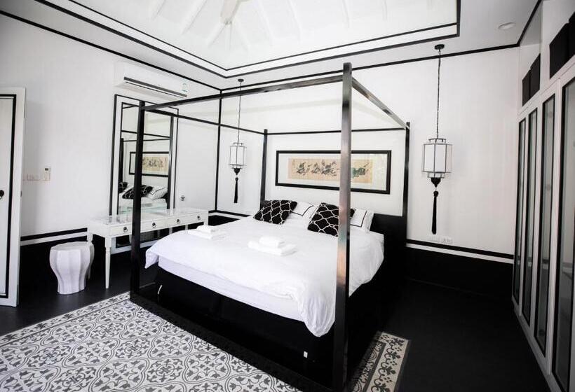 펜션 查龙3卧室花园泳池别墅