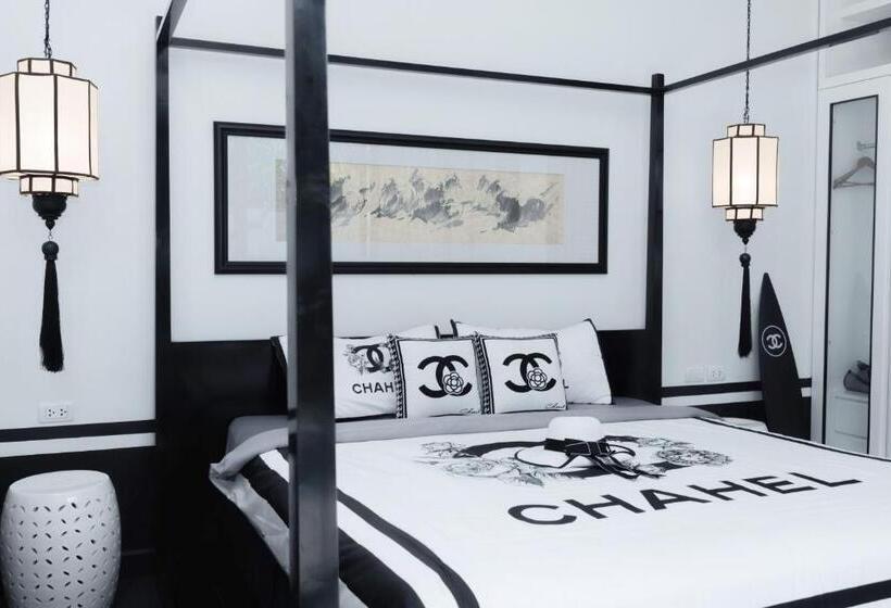 펜션 查龙3卧室花园泳池别墅