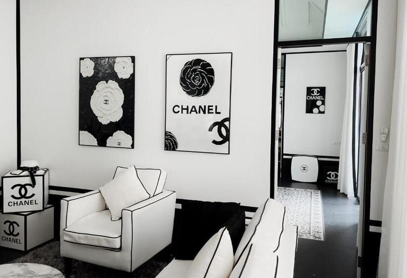 펜션 查龙3卧室花园泳池别墅