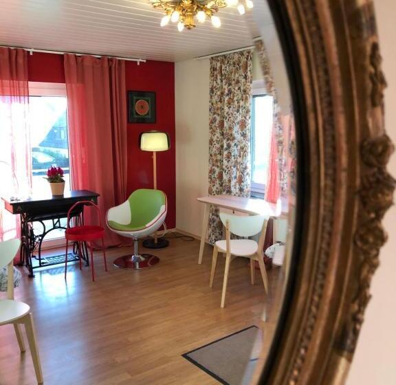 Rote Etage, Fränkisches Design, Süd Balkon In Nur 50 Schritten Zum Radweg