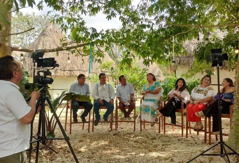 هتل Y Museo Aldea Maya Toktli Orígenes Suite Casa Maya Del Jabín Alberca, Wifi Starlink, Tour Museo