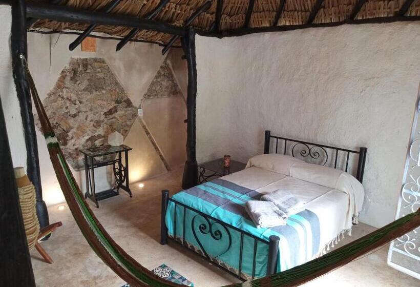 هتل Y Museo Aldea Maya Toktli Orígenes Suite Casa Maya Del Jabín Alberca, Wifi Starlink, Tour Museo