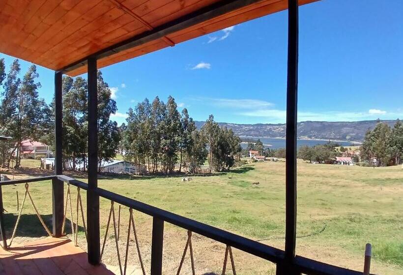 Отель Hospedaje Cabaña Guatavita Finca Las Acacias