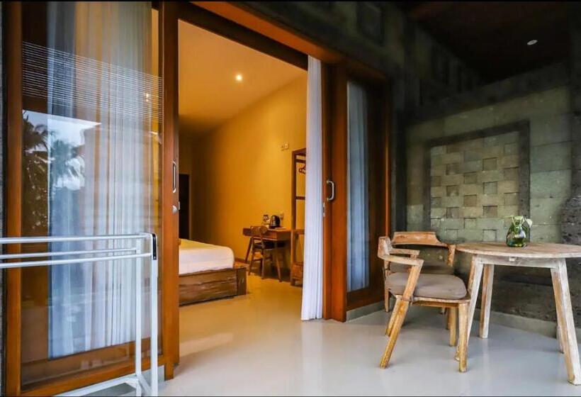 膳宿费 Harmony House 6. Just Built! 2 Min Ubud Center!