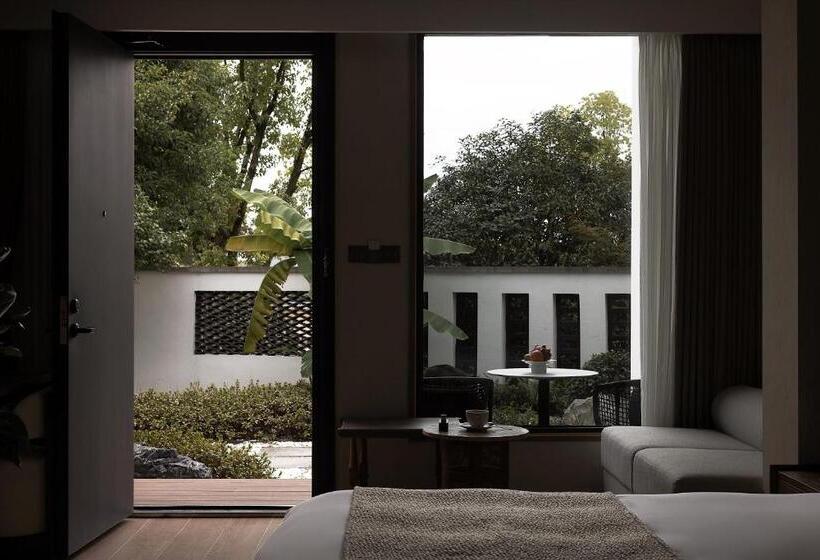 בית מלון כפרי Ginlan Jia Resort Yuhang Hangzhou