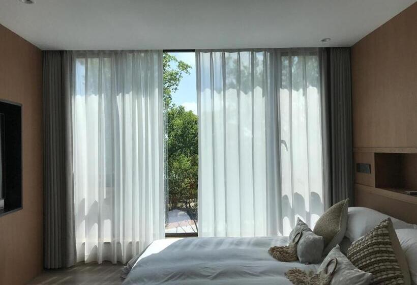 בית מלון כפרי Ginlan Jia Resort Yuhang Hangzhou