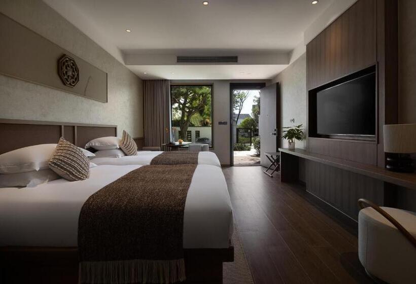 בית מלון כפרי Ginlan Jia Resort Yuhang Hangzhou