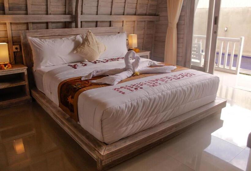 호스텔 Kj Klumpu Wooden Style Guest House At Canggu
