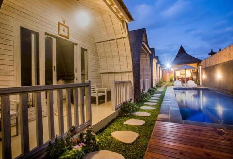 فندق صغير Kj Klumpu Wooden Style Guest House At Canggu