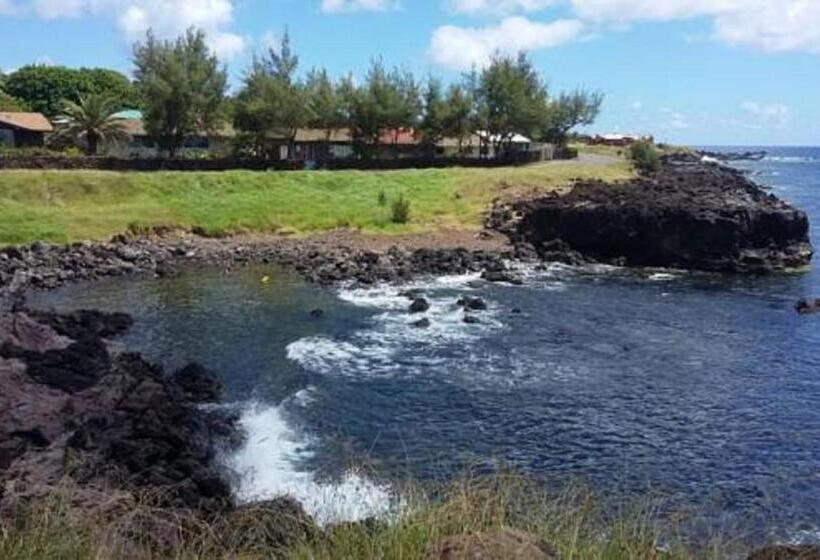 مبيت وإفطار Ngahu Bungalows Alojamiento Frente Al Mar En El Centro De Rapa Nui