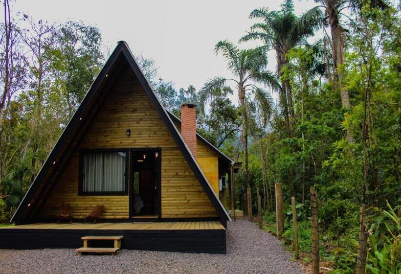 펜션 Chalé Suiço Com Hidromassagem E Café Da Manhã