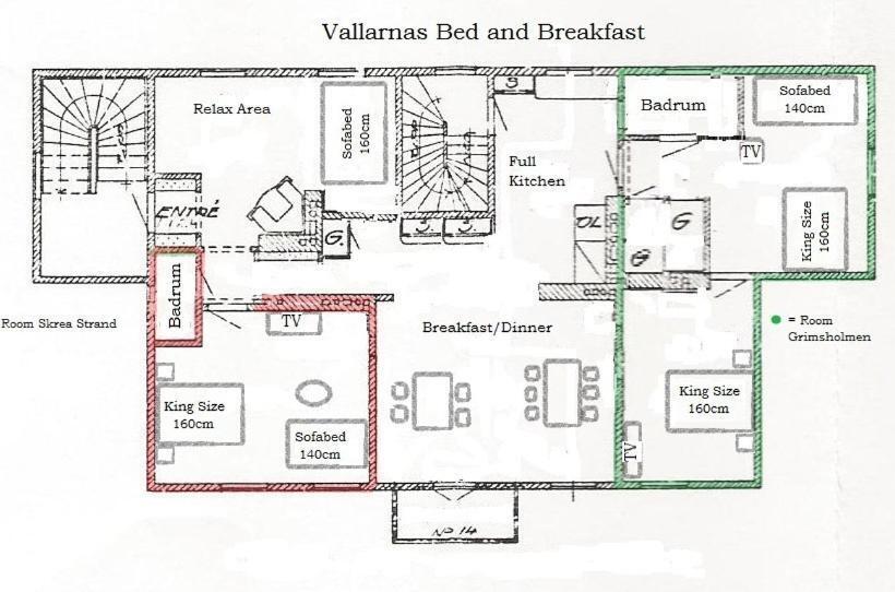 Vallarnas Bed & Breakfast