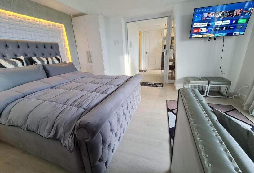 تختخواب و صبحانه Family Room 1br Huge Balcony In Azure North