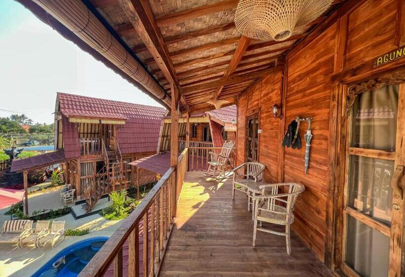 리조트 Melasti Mountain Villa, Amed Bali   Agung Room 4