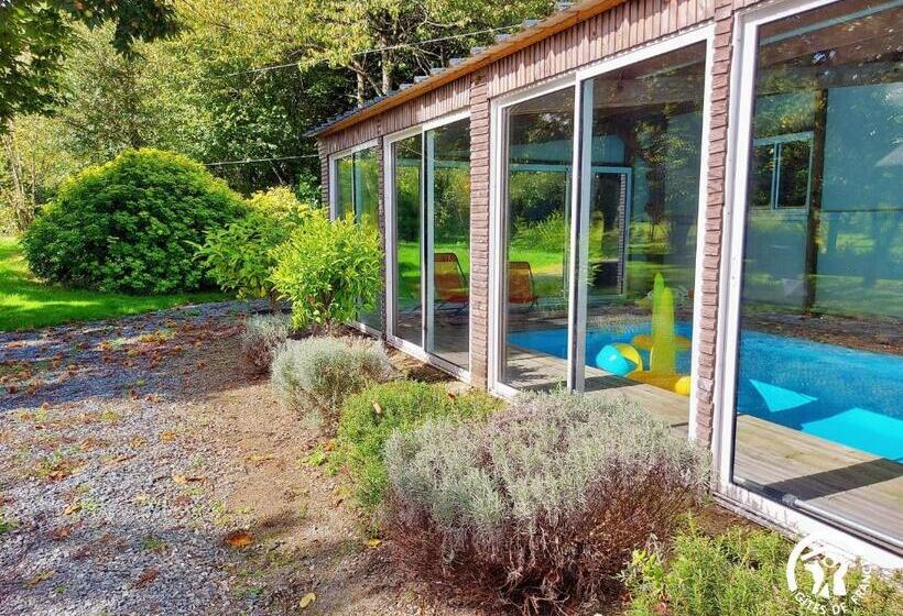膳宿费 Cabane Perchée Avec Terrasses, Salle De Bain, Kitchenette, Petit Déjeuner Inclus Et Accès Piscine