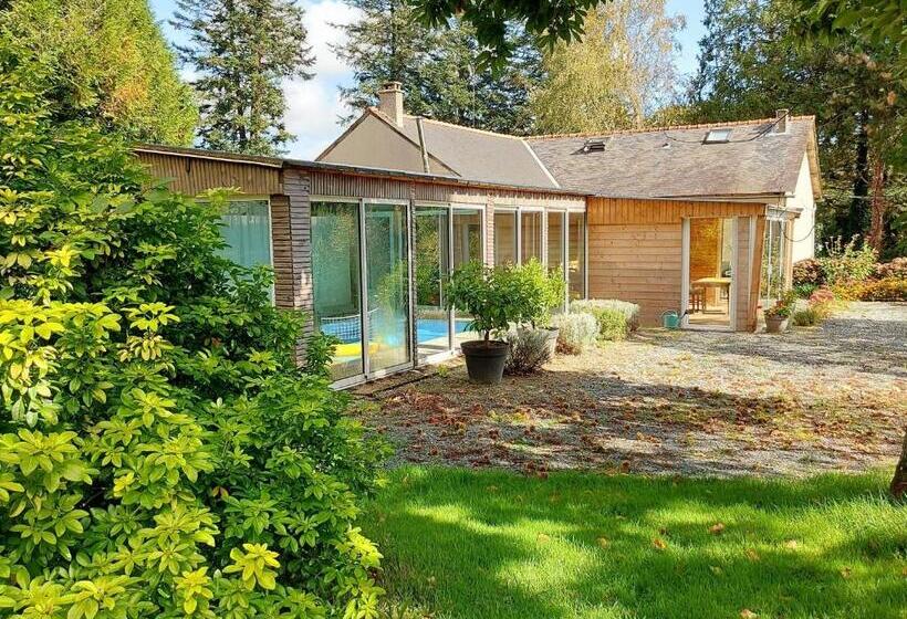 膳宿费 Cabane Perchée Avec Terrasses, Salle De Bain, Kitchenette, Petit Déjeuner Inclus Et Accès Piscine