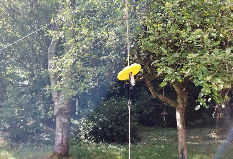 膳宿费 Cabane Perchée Avec Terrasses, Salle De Bain, Kitchenette, Petit Déjeuner Inclus Et Accès Piscine