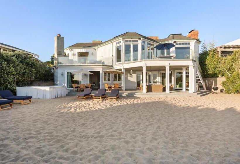منتجع Malibu Dunes By Fieldtrip Expansive Hamptons Style Estate W Private Beach Backyard