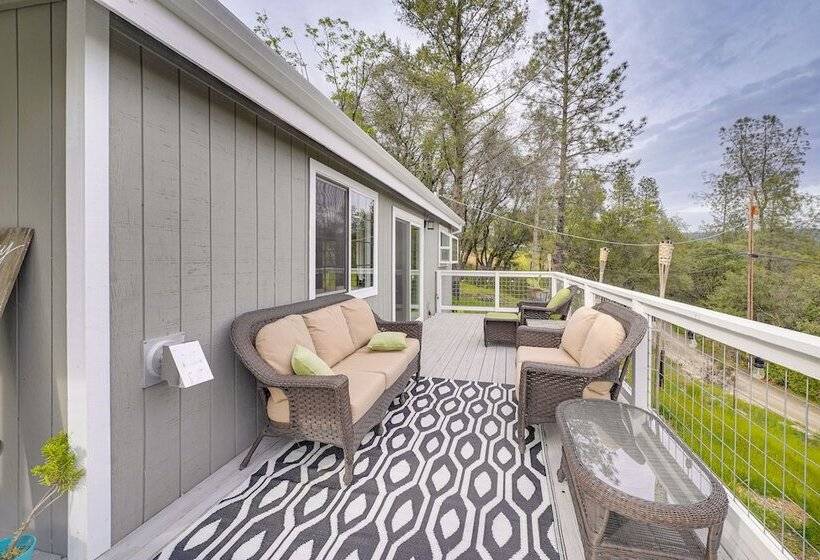 5 Acres & Deck: Scenic Greenwood Home W/ Mtn Views