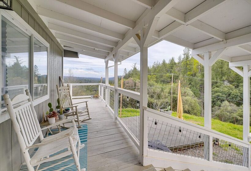 5 Acres & Deck: Scenic Greenwood Home W/ Mtn Views