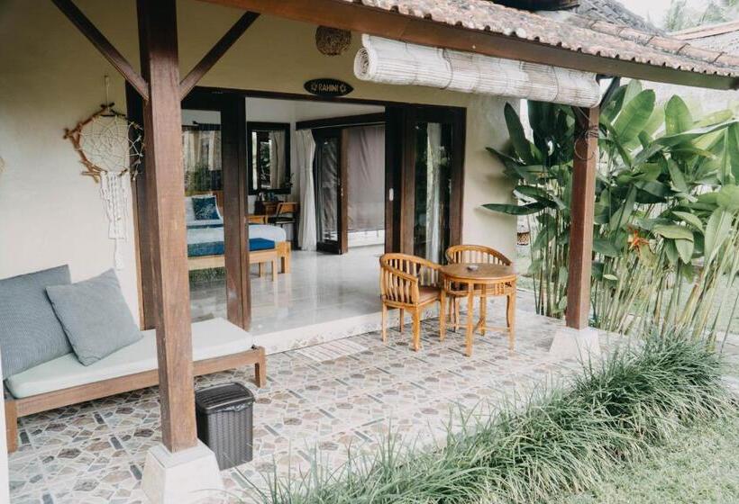 צימר Ubud Shanti Rice Field House By Supala