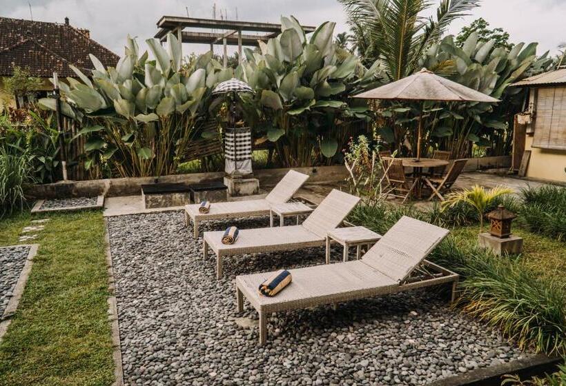 צימר Ubud Shanti Rice Field House By Supala