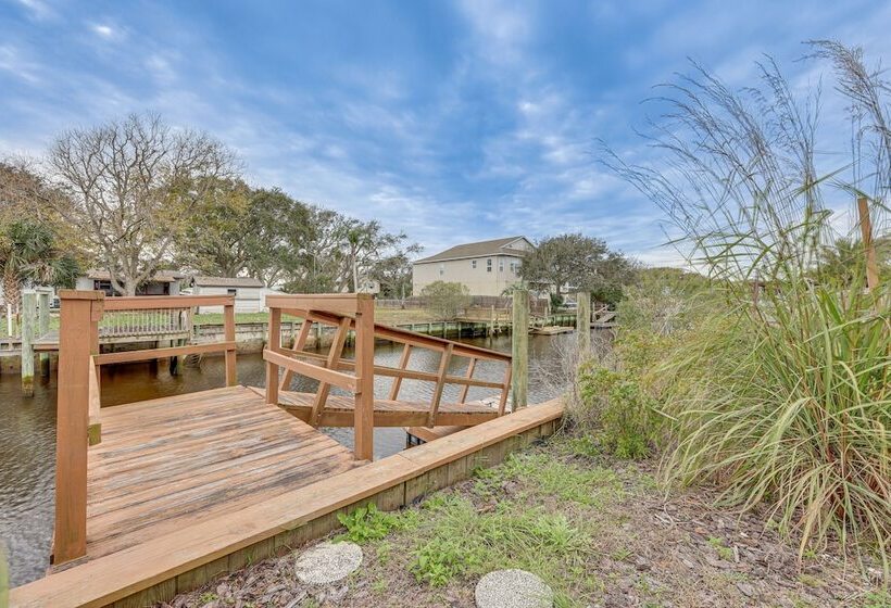 Canal Front St Augustine Home W/ Dock & Pool!