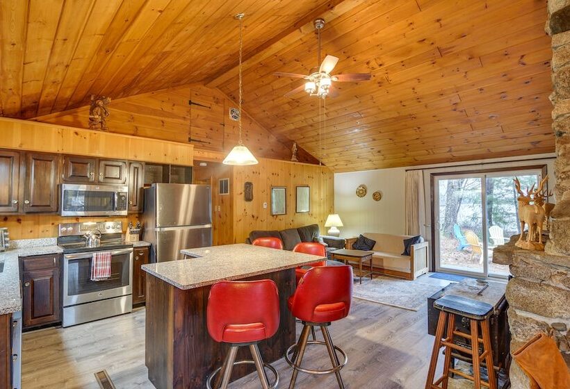 Cozy Thompson Lake Cabin W/ Boat Dock & Launch