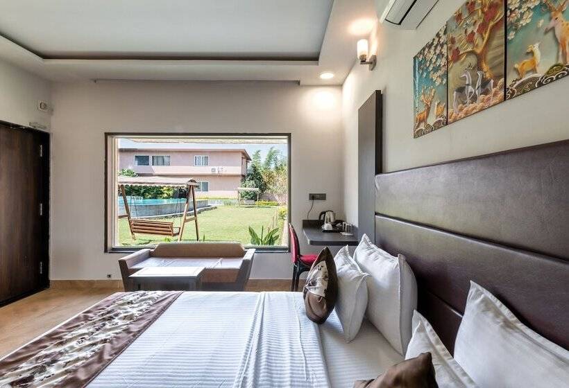 בית מלון כפרי Goldmark Resort Churna In Satpura National Park