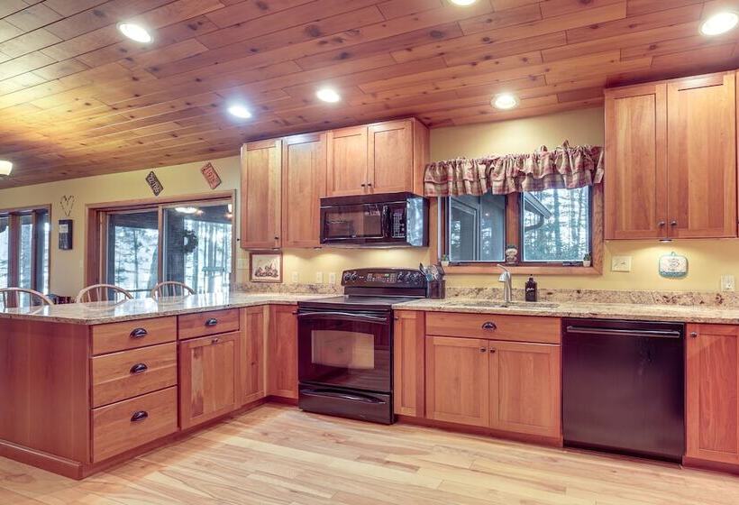 Lakefront Eagle River Cabin W/ Fire Pit & Porch